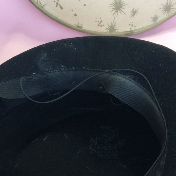 FINAL SALE PRICE Star Hatbox + 3 Vintage Black Hats from New York - Picture 3 of 12